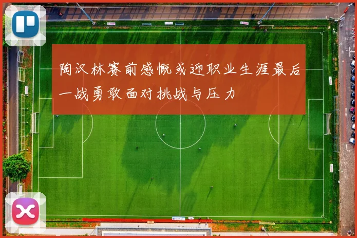 陶汉林赛前感慨或迎职业生涯最后一战勇敢面对挑战与压力