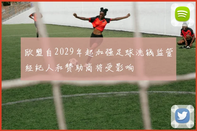 欧盟自2029年起加强足球洗钱监管经纪人和赞助商将受影响